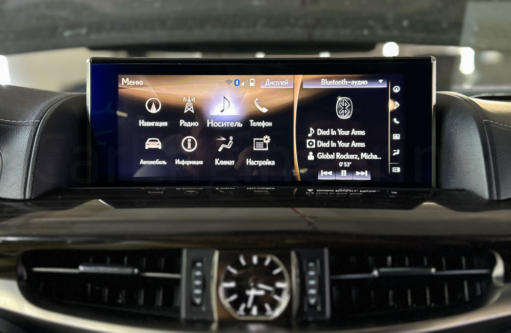 Дисплей Car Play Lexus LX Блок дооснащения мультимедийной системы